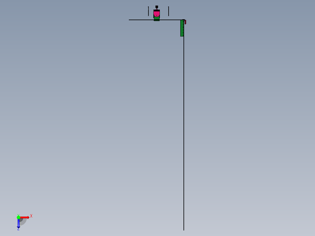 可灵活展开的光伏小车俯视图