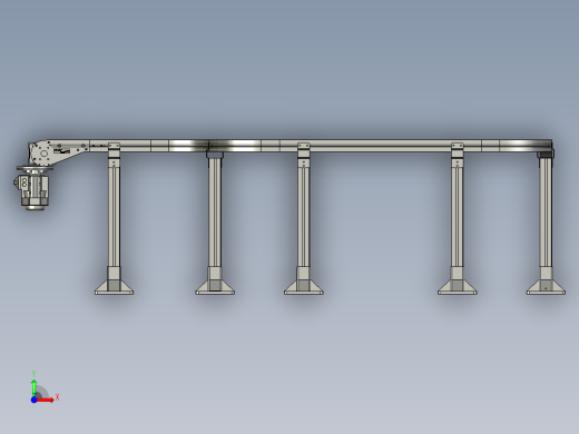 柔性链板线不锈钢耐磨快递前视缩略图