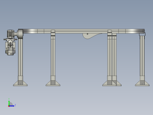 柔性链板线不锈钢耐磨快递左视缩略图