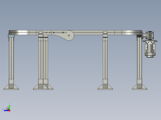 柔性链板线不锈钢耐磨快递右视缩略图
