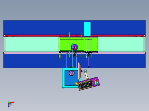 图像识别在移印检验产线俯视缩略图