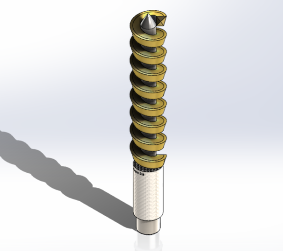 螺旋钻头三维模型