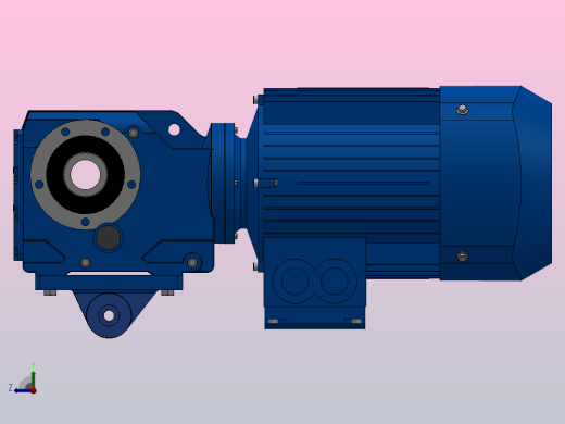 KH..Y..系列斜齿轮-伞齿轮减速电机[KH37╱TA-5.81╱Y2100-4╱M4╱B╱A].rar.rar右视缩略图
