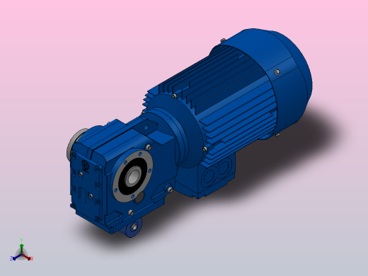 KH..Y..系列斜齿轮-伞齿轮减速电机[KH37╱TA-5.81╱Y2100-4╱M4╱B╱A].rar.rar正等轴测缩略图