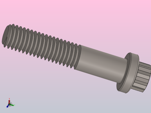 M8 × 40 12点法兰螺钉