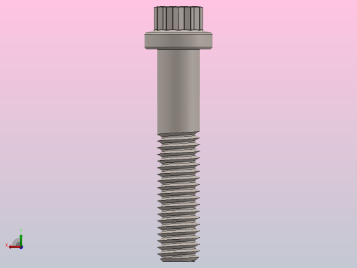 M8 × 40 12点法兰螺钉后视缩略图