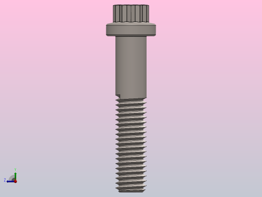 M8 × 40 12点法兰螺钉右视缩略图