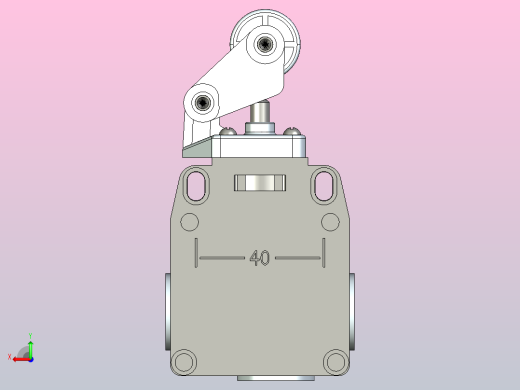 YBLX-P1_100_1E行程开关三维模型202108后视缩略图