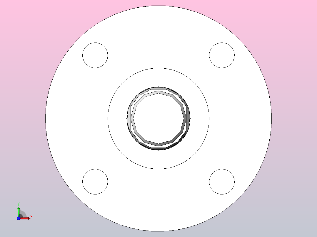 气缸CG1BN80-150前视图