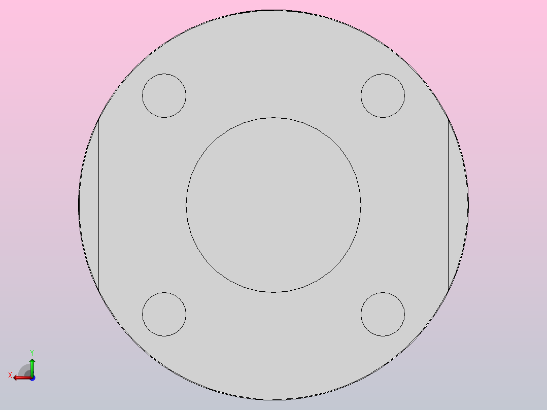 气缸CG1BN80-150后视图