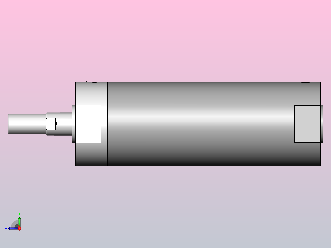 气缸CG1BN80-150右视图