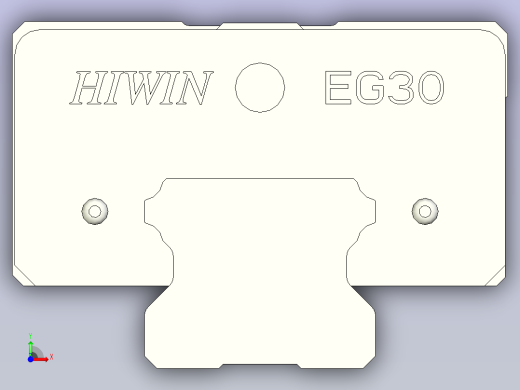 上银导轨 EGH30CA前视缩略图