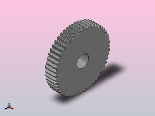 标准型模数1.5直齿轮压力角20°_GSDHC-1.5-50-15-dc16-A