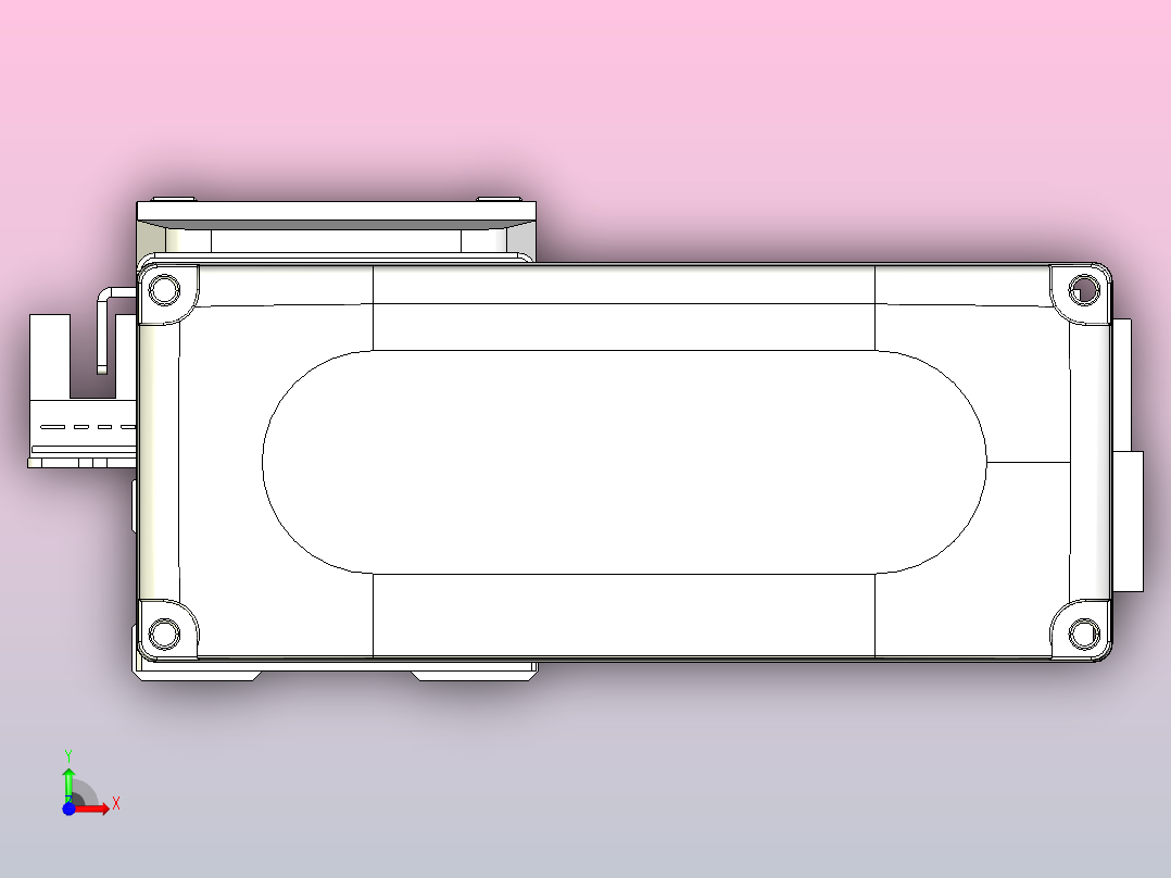 滚珠丝杠直线轴内置导轨TPA-GCR-40-1210C-L500-ML-M10-N3前视图