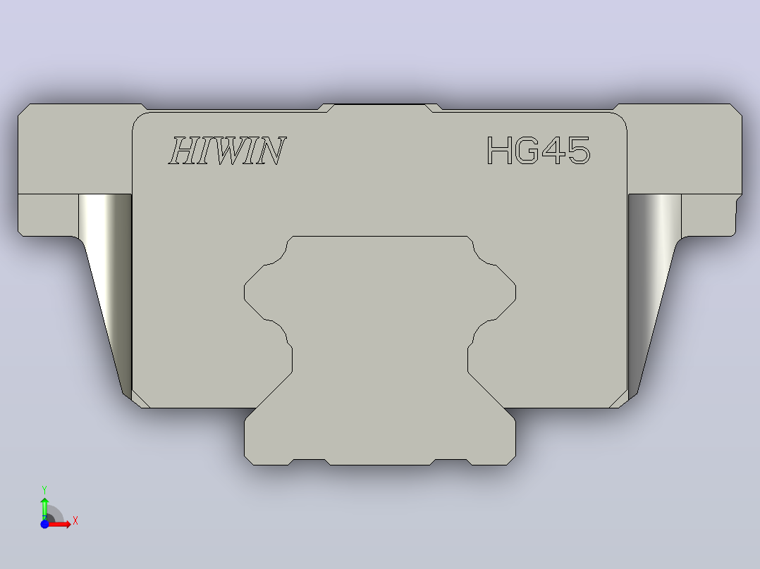 HGW45CC上银KK直线模组...rar.rar前视图
