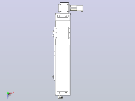 MCB10无尘皮带滑台[MCB10-L32-300-RD-100W-C3]俯视缩略图