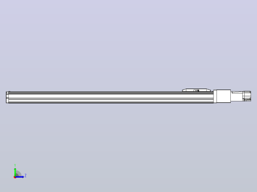 滚珠丝杠直线轴内置导轨TPA-GCR-50-1210C-L700-M-M10-N3左视缩略图