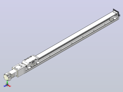 滚珠丝杠直线轴内置导轨TPA-GCR-50-1210C-L700-M-M10-N3正等轴测缩略图