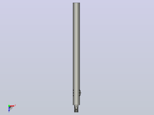 日规模组半封闭丝杆TPA-HNR-65S-1610C-L800-M-C-P10-N3俯视缩略图