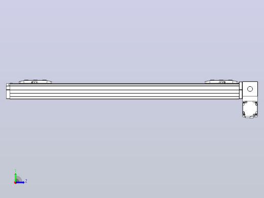 皮带直线轴双滑块型TPA-GCBS-80-P60-L300-RP-M20-N3左视缩略图