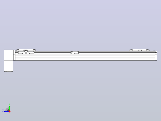 皮带直线轴双滑块型TPA-GCBS-80-P60-L300-RP-M20-N3右视缩略图