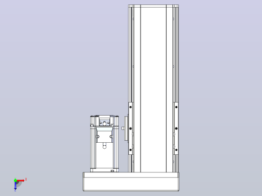 日规模组半封闭丝杆TPA-HNR-105D-1610C-L150-ML-Y-P40-N3俯视缩略图