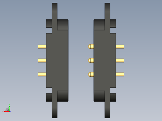 Pogo Pin 3pin（弹簧针3针）后视缩略图