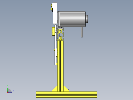 带突起的工件老化试验夹具左视缩略图
