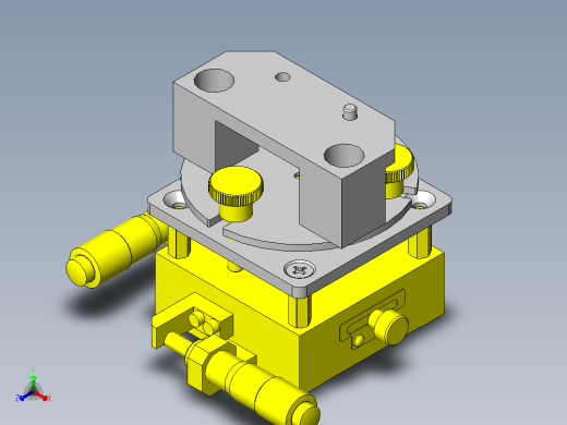 摄像头4轴调整台