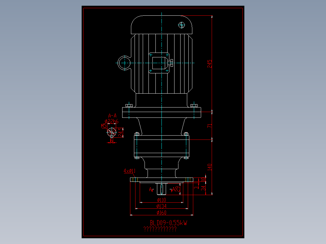 B型摆线减速机各种型号