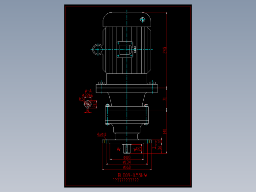 B型摆线减速机各种型号