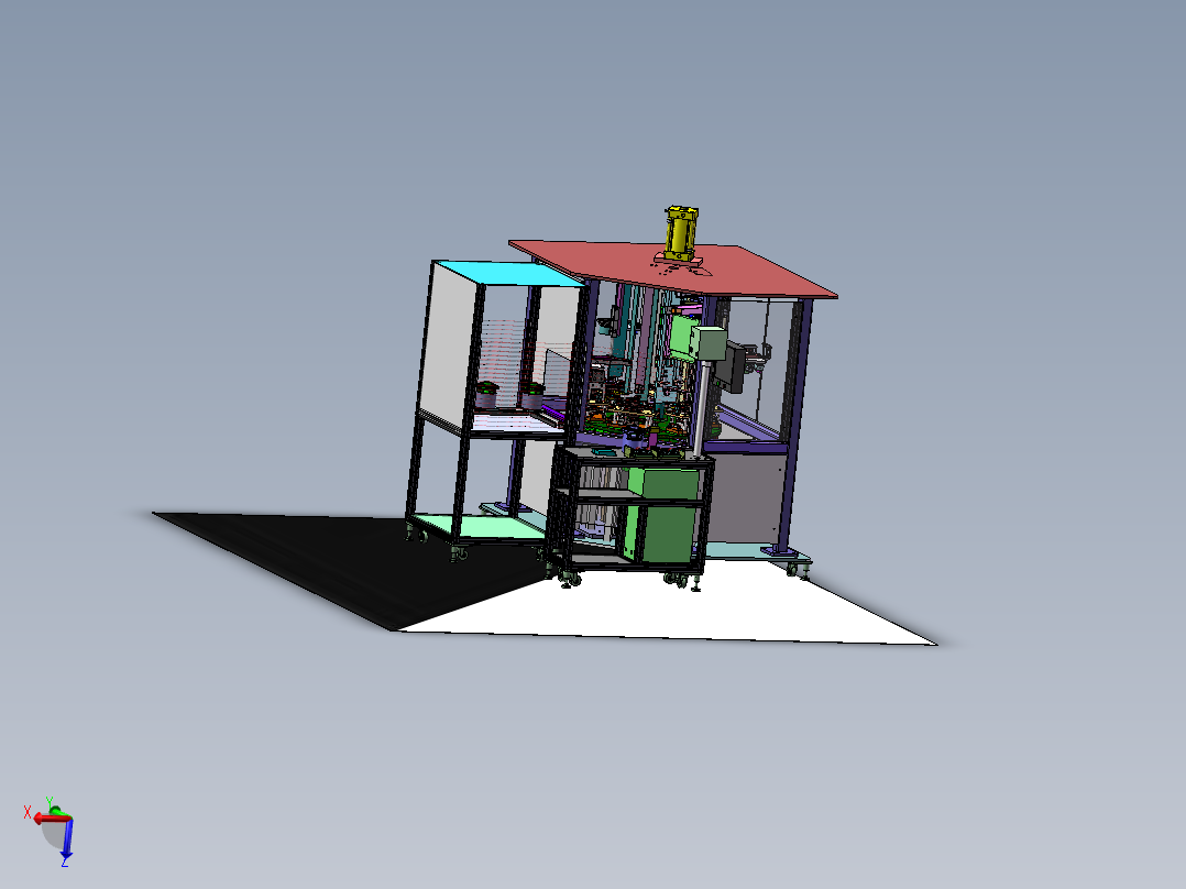 差速器集成流水线-装配检测压装封口移载扫描一体机sw10可编辑