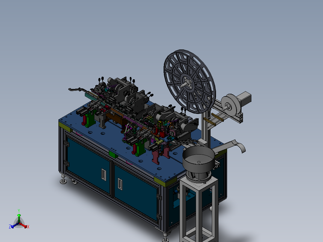 DMI连接器一出二自动组装机sw18