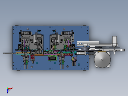 DMI连接器一出二自动组装机sw18俯视缩略图