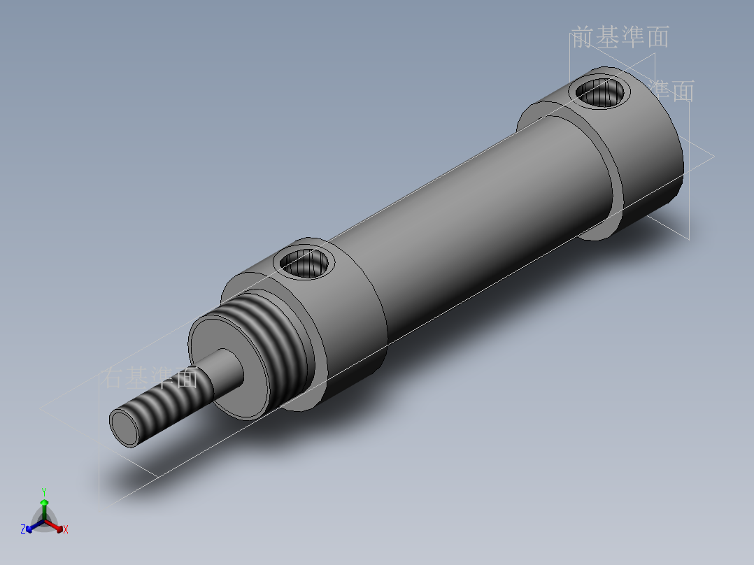 亞德克氣缸MAL20x25-U 平尾型