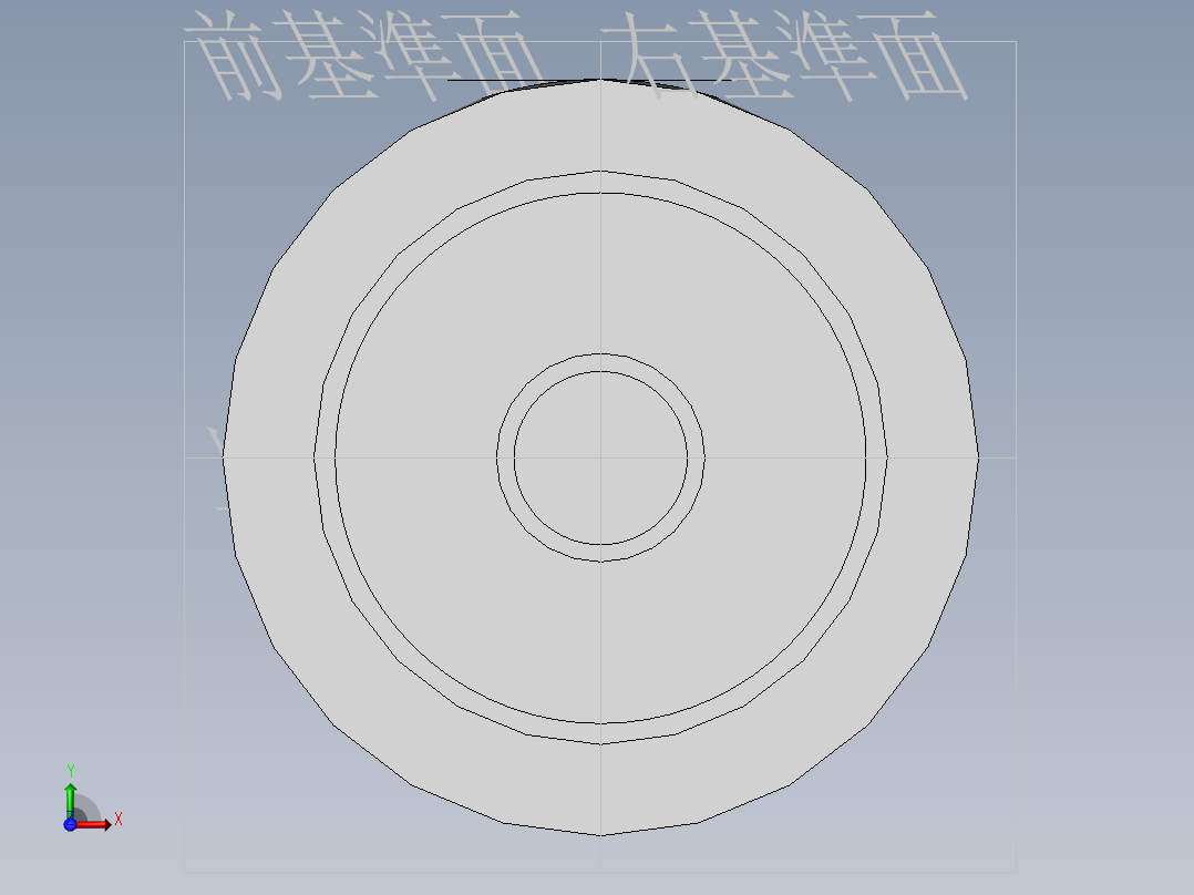 亞德克氣缸MAL20x25-U 平尾型前视图
