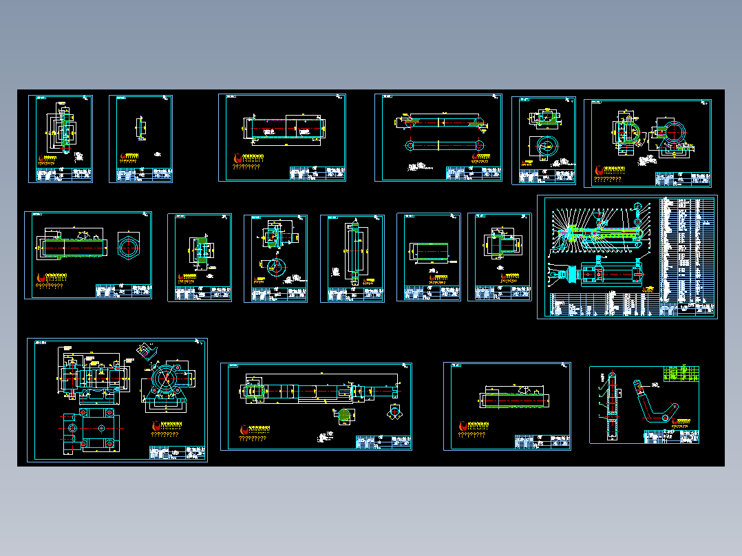 螺杆泵最制作安装套图共17张