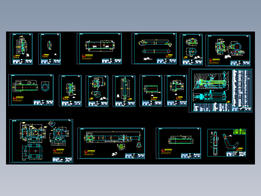 螺杆泵最制作安装套图共17张