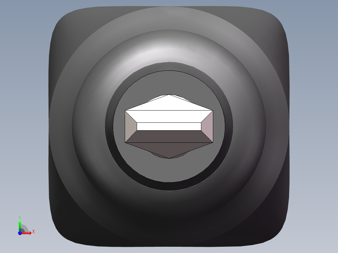 SolidWorks 改锥模型前视图