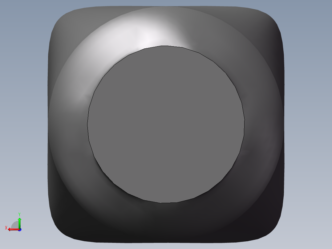 SolidWorks 改锥模型后视图