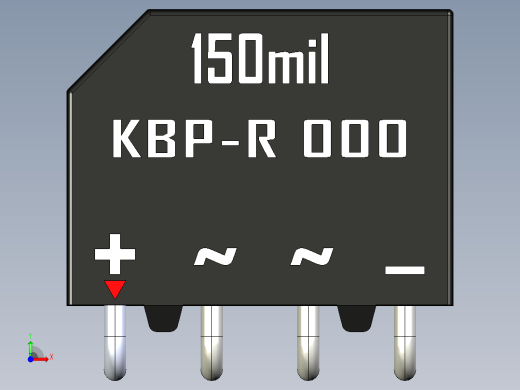 桥式整流器-KBP-R前视缩略图