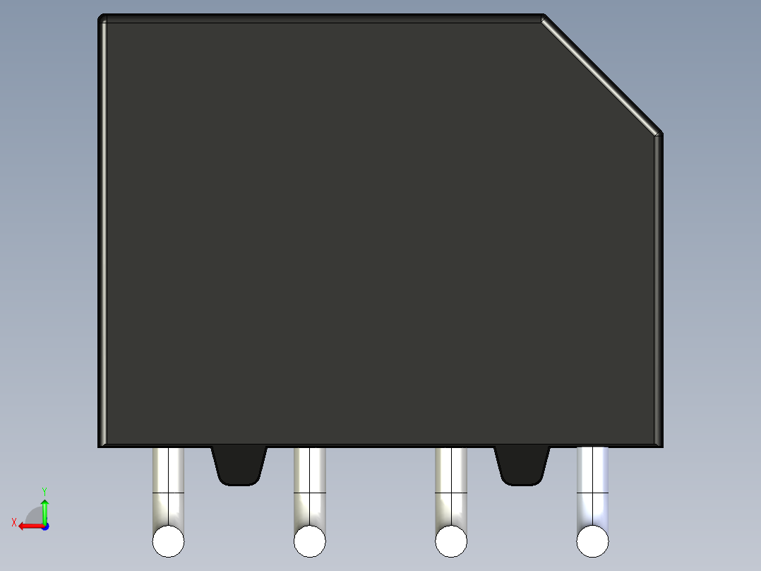 桥式整流器-KBP-R后视图