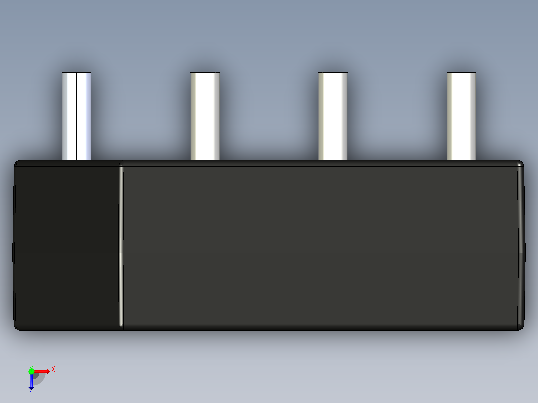 桥式整流器-KBP-R俯视图