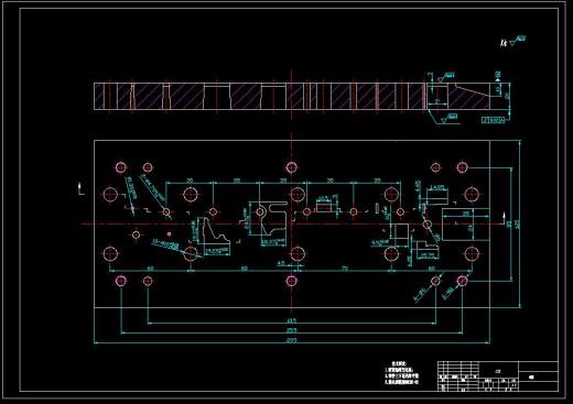 电刷支架盖板级进模（CAD图+UG三维）缩略图