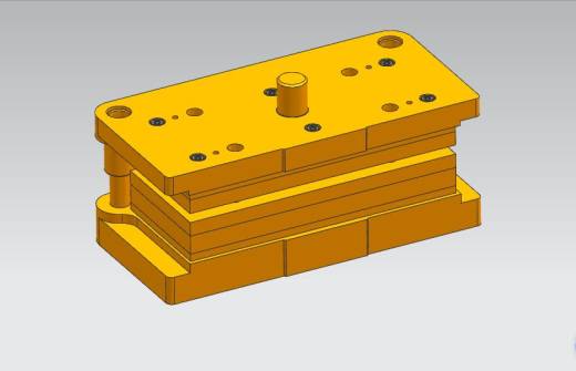 电刷支架盖板级进模（CAD图+UG三维）缩略图