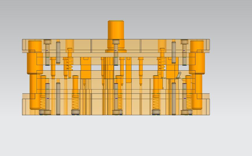 电刷支架盖板级进模（CAD图+UG三维）