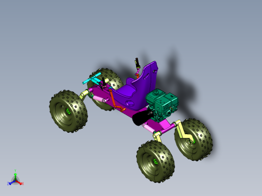 单人全地形轻度四驱车