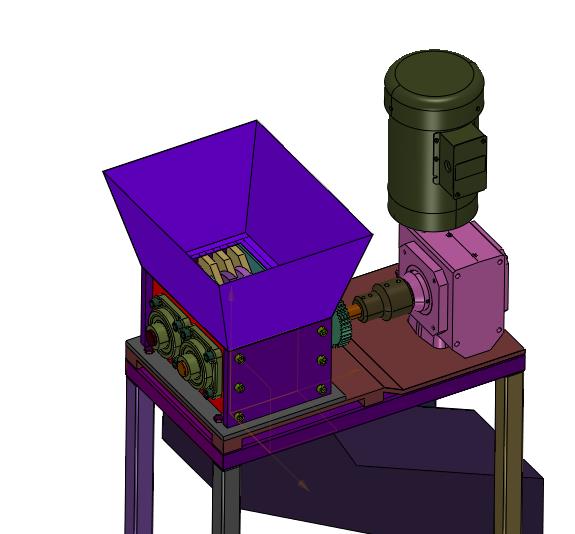 小型废旧金属处理万能粉碎机