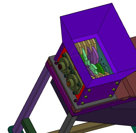 小型废旧金属处理万能粉碎机