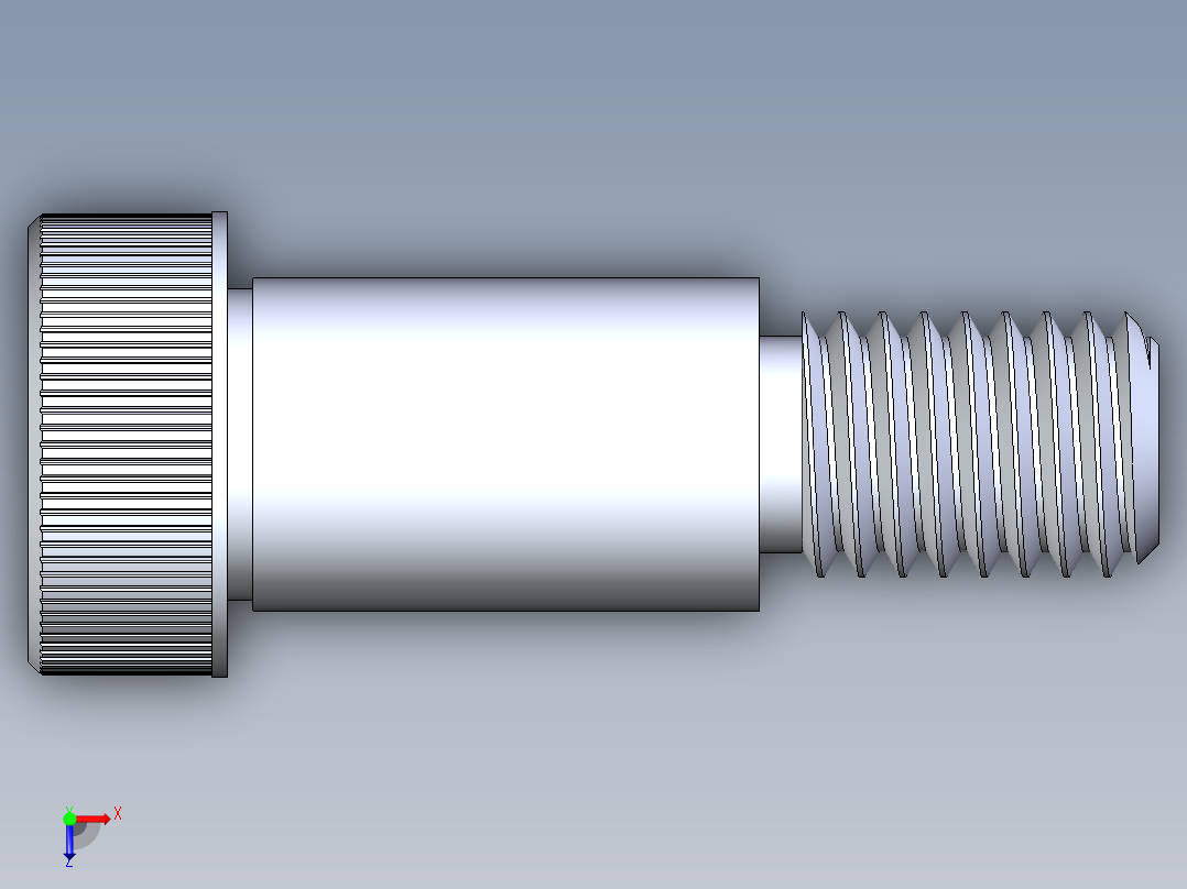 内六角螺螺栓-SB 0.500-13 x1俯视图